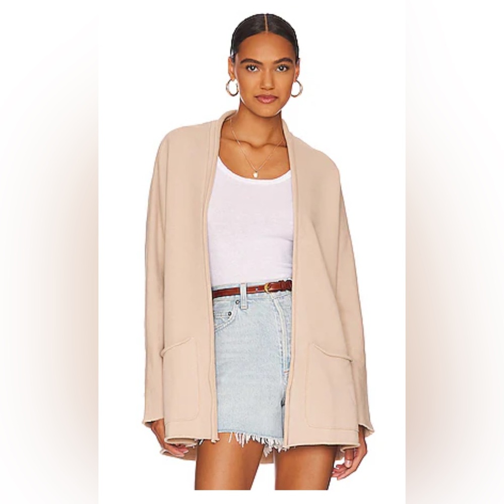 NWOT Frank & Eileen Beach Cardigan in Sand
